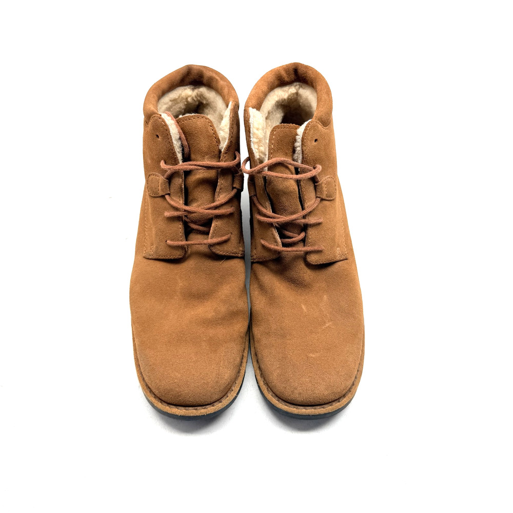 Cole Haan Country Wms Sz 9.5 B Ankle Chukka Brown Suede Ankle Boot